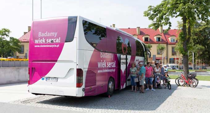 Bus kampanii „Ciśnienie na życie” w Tomaszowie Mazowieckim!