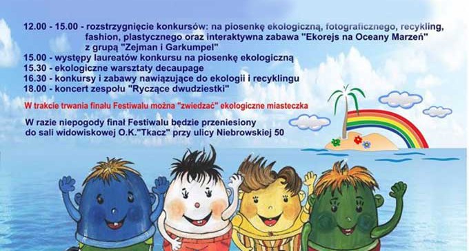 Finał I Tomaszowskiego Festiwalu Ekologicznego „REJS NA CZYSTĄ WYSPĘ 2014”
