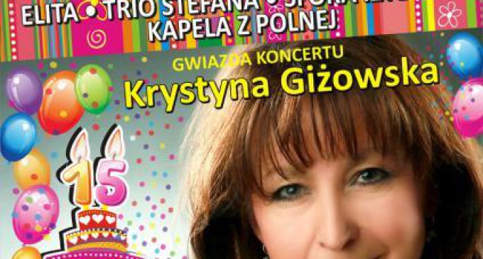 Krystyna Giżowska na XV Jubileuszowym Koncercie Charytatywnym SERCE NA DŁONI