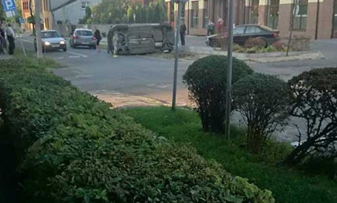 Wypadek na ulicy Piekarskiej