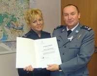 Policjantka z Tomaszowa wyróżniona za pomoc osobom dotkniętym przemocą w rodzinie
