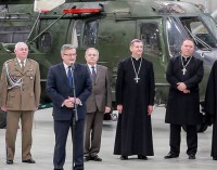 Spotkanie wielkanocne Prezydenta RP z żołnierzami Wojska Polskiego w 25BKPow.