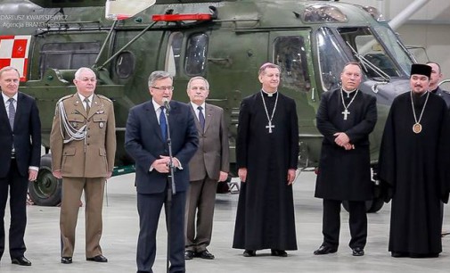 Spotkanie wielkanocne Prezydenta RP z żołnierzami Wojska Polskiego w 25BKPow.