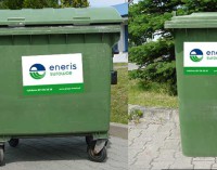 Już nie Veolia, a ENERIS Surowce. Nowe oznakowanie pojemników na odpady