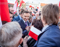 Andrzej Duda zakończył kampanię prezydencką w Tomaszowie Mazowieckim (WIDEO i ZDJĘCIA)