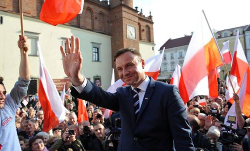 Andrzej Duda podsumuje kampanię prezydencką w Tomaszowie