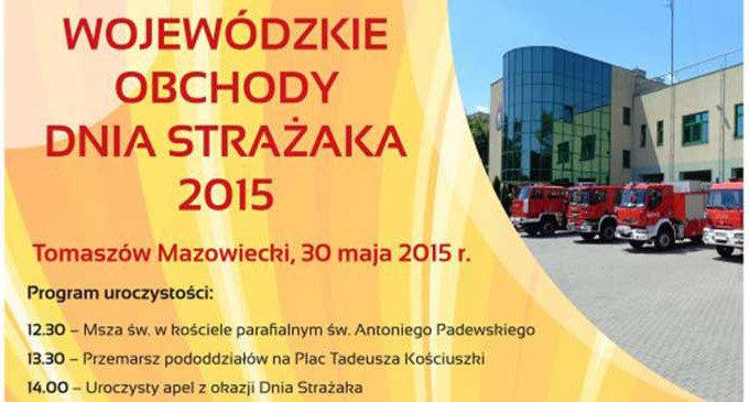 Wojewódzki Dzień Strażaka w Tomaszowie