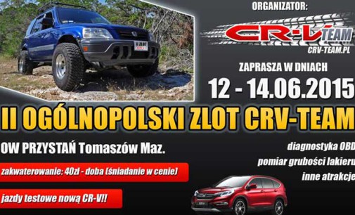 W sobotę na ul.PCK – II Ogólnopolski Zlot Honda CRV Team