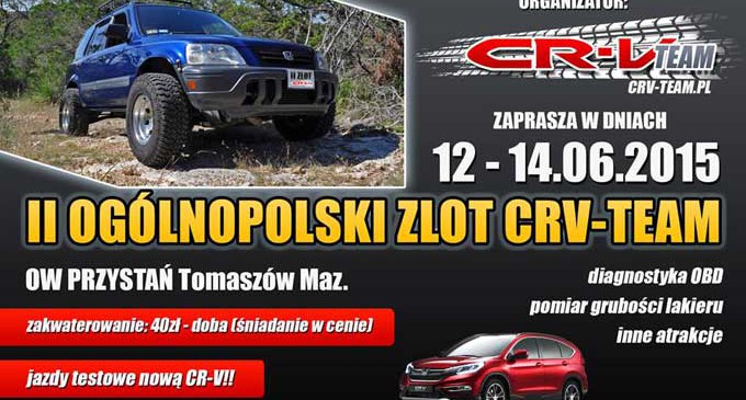 W sobotę na ul.PCK – II Ogólnopolski Zlot Honda CRV Team