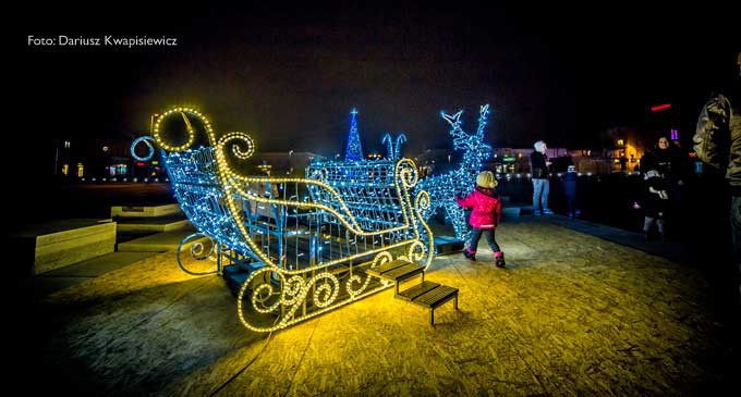 Iluminacja świąteczna na placu Kościuszki od 6 grudnia!