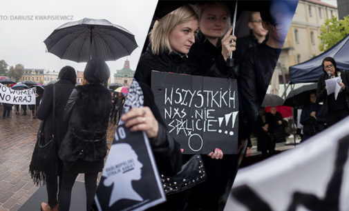 „Czarny Protest” w Tomaszowie (ZDJĘCIA i WIDEO)
