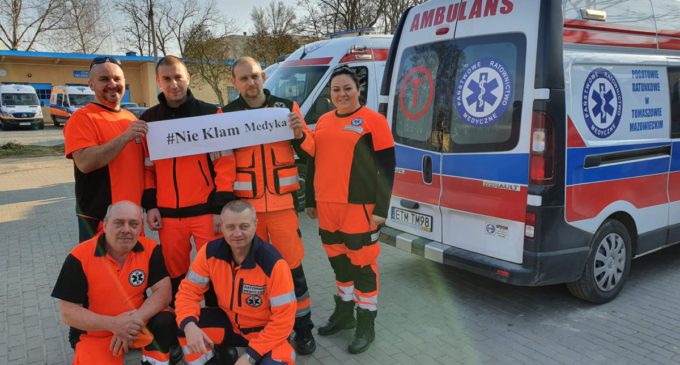 #NieKłamMedyka apel tomaszowskich ratowników medycznych