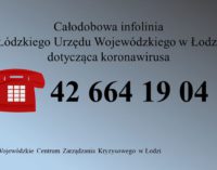 Całodobowa infolinia w sprawie koronawirusa dla mieszkańców województwa łódzkiego!
