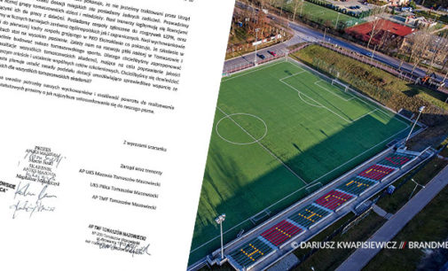 List otwarty akademii i klubów sportowych do Prezydenta Tomaszowa
