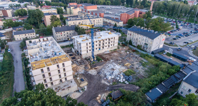 Trwają prace przy budowie Mieszkań TM Plus