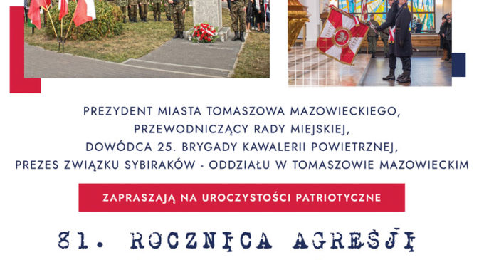 Upamiętnienie rocznicy agresji ZSRR na Polskę