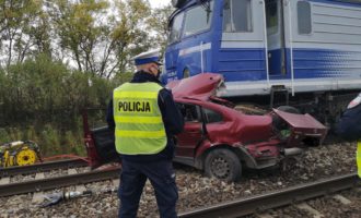 Śmiertelny wypadek na przejeździe kolejowym Śmiertelny wypadek na przejeździe kolejowym