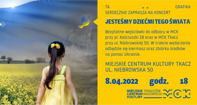 Solidarni z Ukrainą – zaproszenie na koncert
