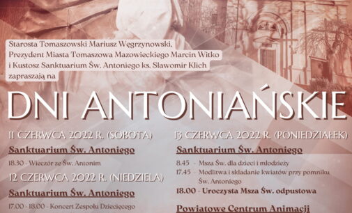 Dni Antoniańskie – program obchodów. Na scenie Młodzieżowa Orkiestra Symfoniczna Tomaszowa Mazowieckiego