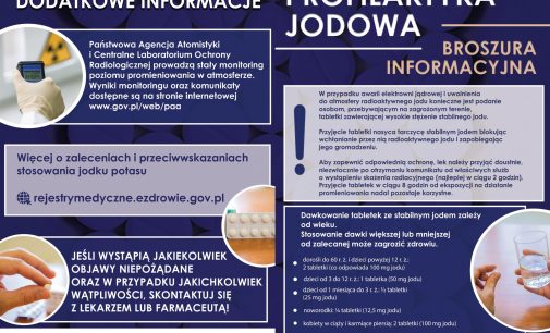 Dystrybucja jodku potasu w Tomaszowie Mazowieckim – działania prewencyjne