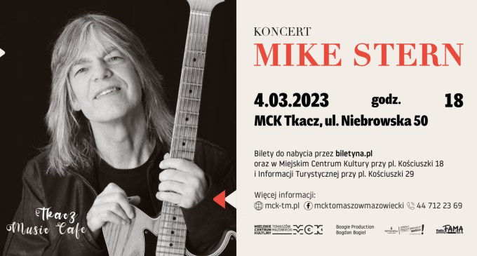 Mike Stern – światowej sławy gitarzysta jazzowy zagra w MCK Tkacz