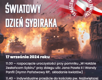 Obchody 85. rocznicy agresji ZSRR na Polskę oraz Światowego Dnia Sybiraka